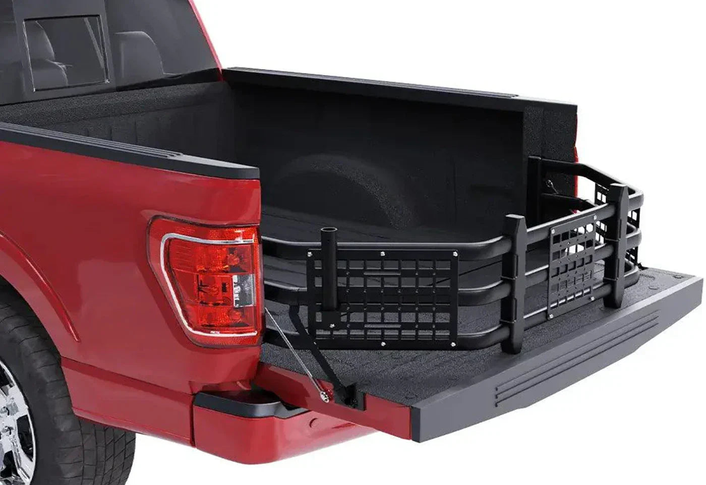 TRUMGETA Truck Bed Extender for Ford F150 2015-2025 with Molle Panel and Flag Pole Mount