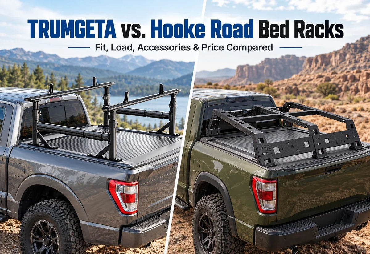 TRUMGETA vs. Hooke Road Bed Racks: Fit, Load, Accessories & Price Compared