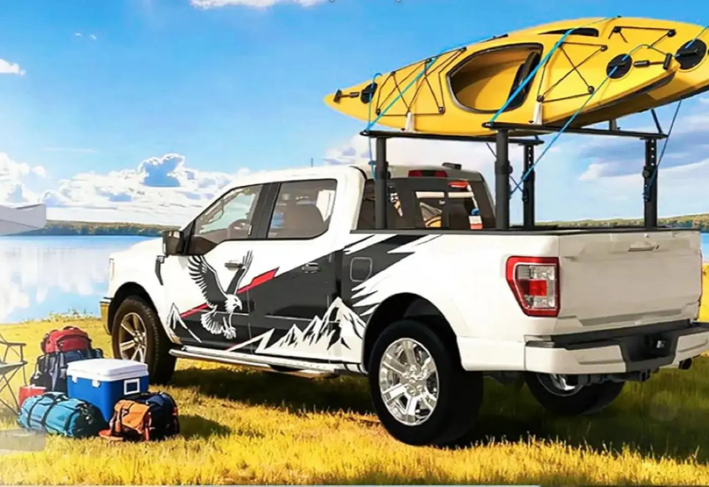 Not just a rack, but also a loading powerhouse for the pickup truck | Adjustable high rack test results