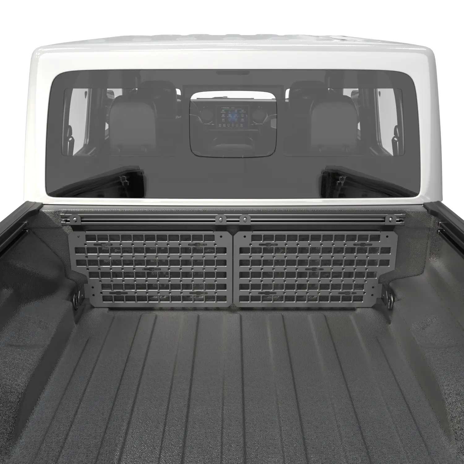 Front Bed MOLLE Panel for 5 Feet Jeep Gladiator 2019-2025 Truck Storage Organizer System-15