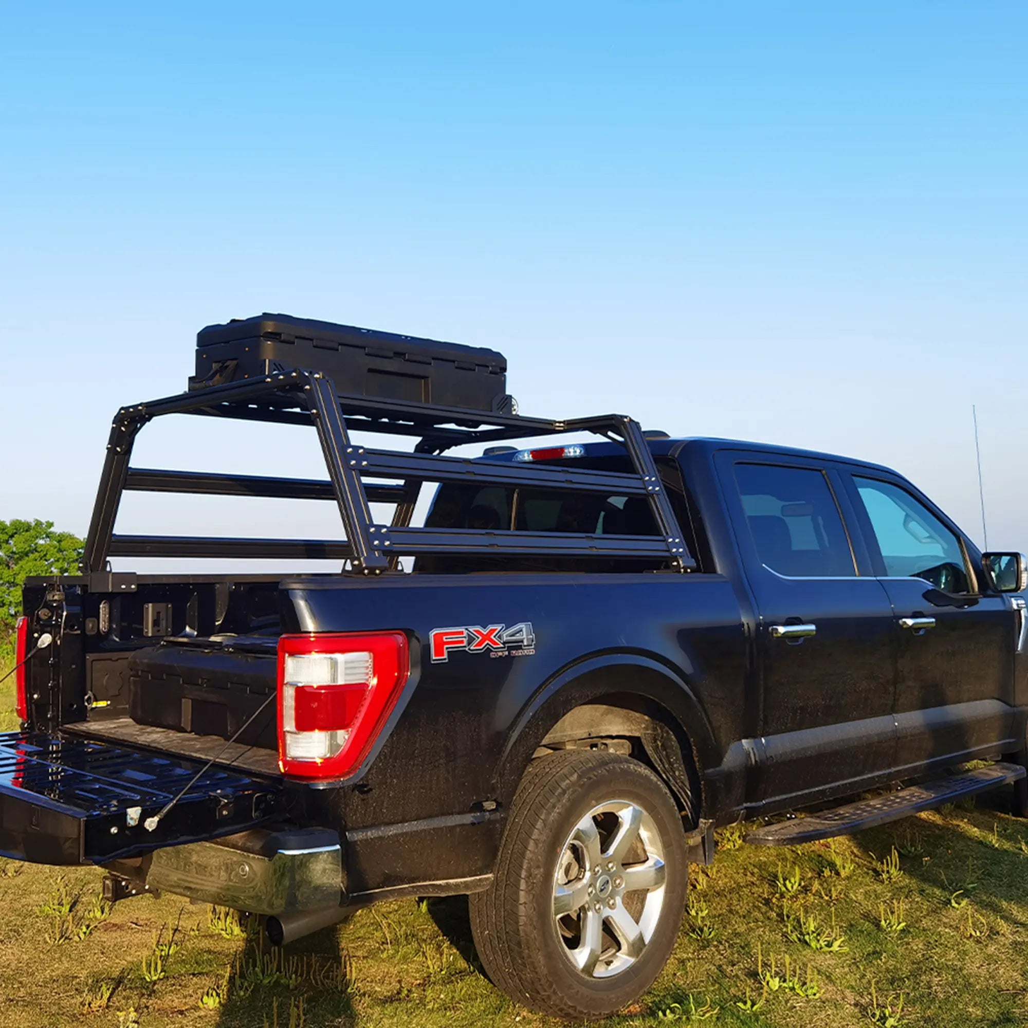 Pickup Truck Ladder Rack Fit for 2018+ Ford 150-2
