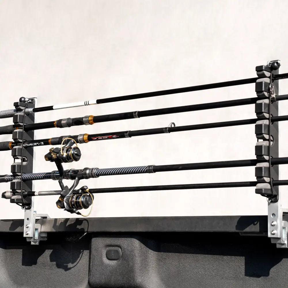 Aluminum Clamp on Fly Fishing Rod Holders for Truck Bed-1