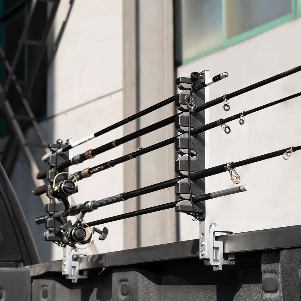 Aluminum Clamp on Fly Fishing Rod Holders for Truck Bed-2