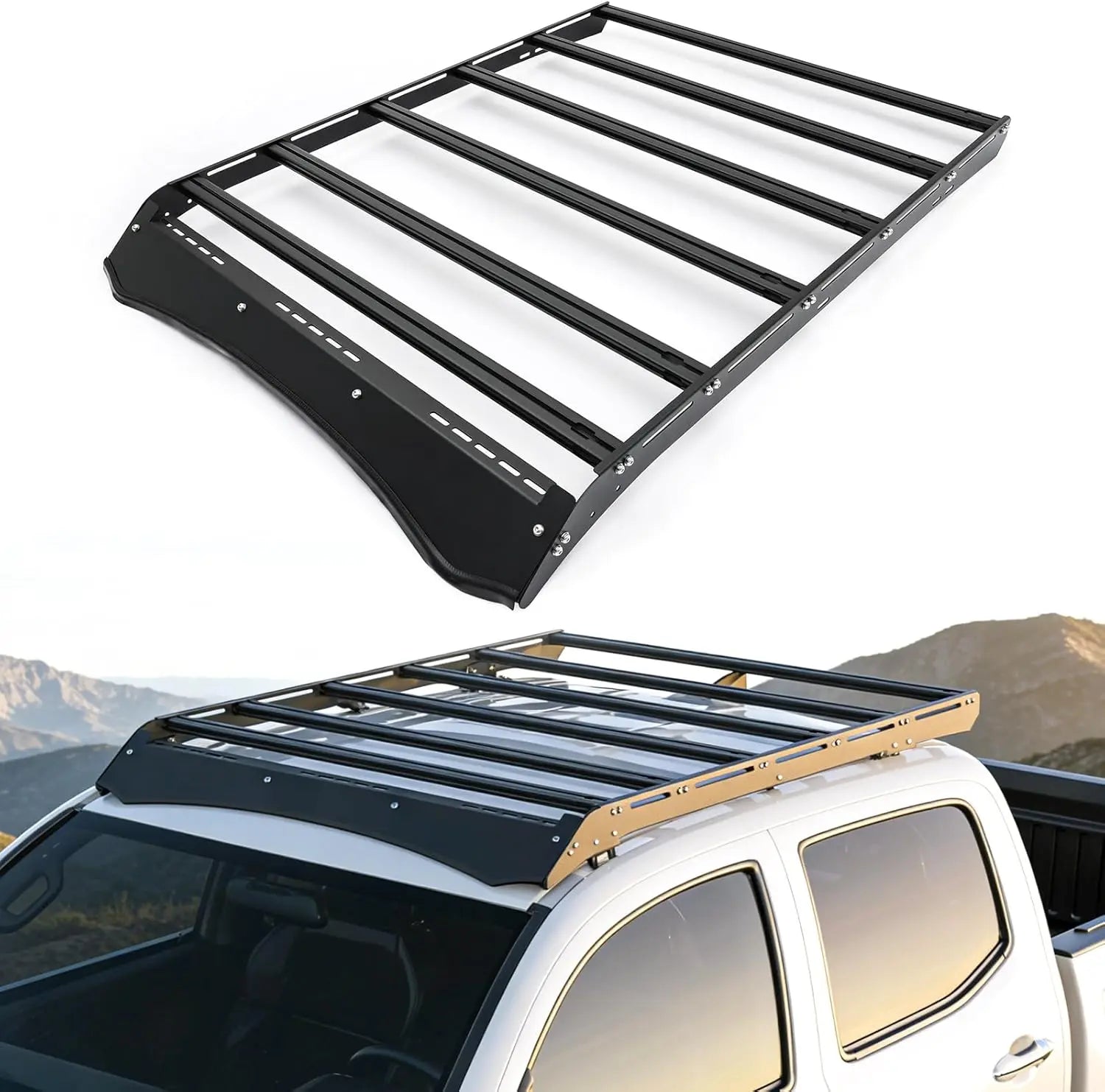 Trumgeta Heavy-Duty Aluminum Roof Rack for 2015-2023 Toyota Tacoma -1