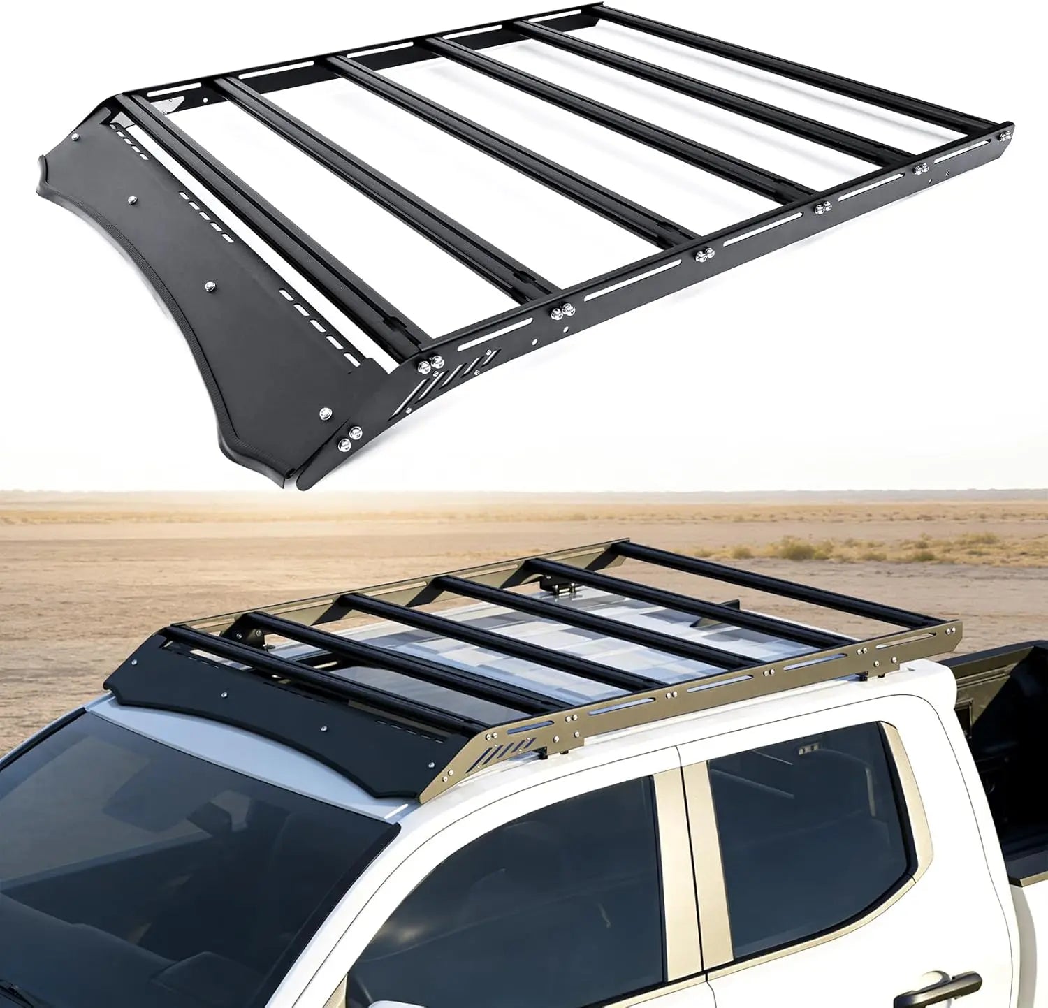 Trumgeta Heavy Duty Aluminum Roof Rack for 4th Gen Toyota Tacoma Double Cab 2024-2026 -1