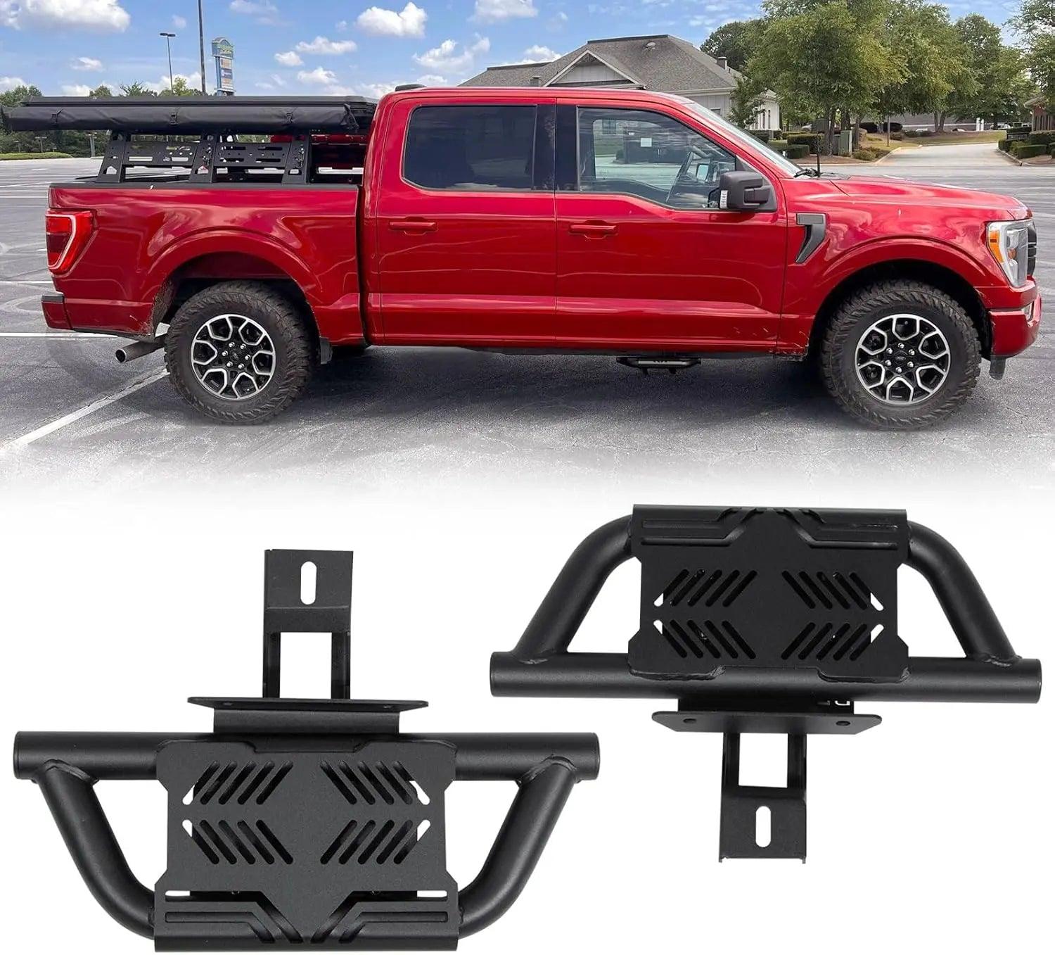 2PCS EZ Side Steps for 2015-2024 Ford F Series-1