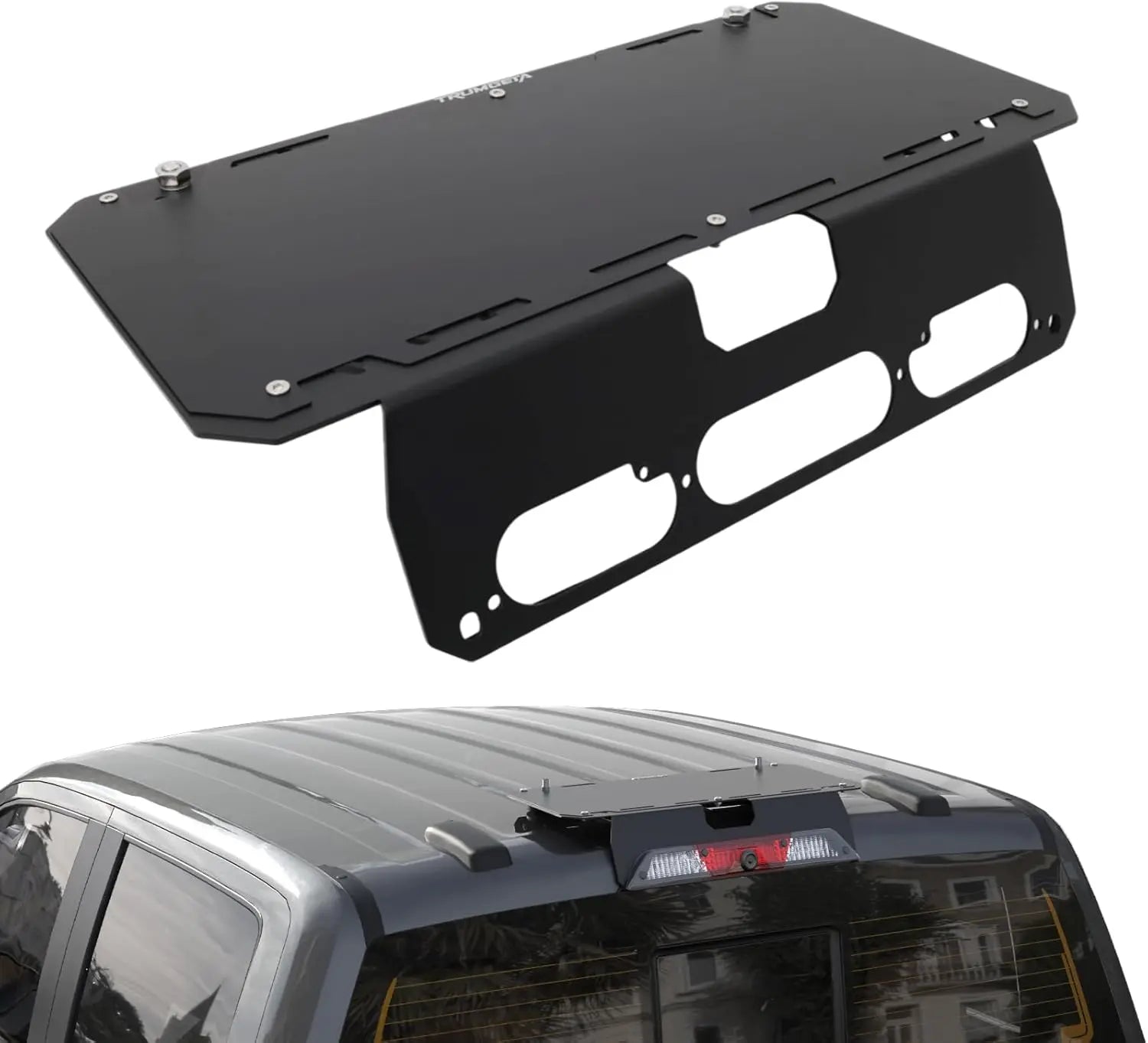 Trumgeta Drill-Free Cab Light Bar & Antenna Mount for Ford F-150 2015+ & Super Duty 2017+