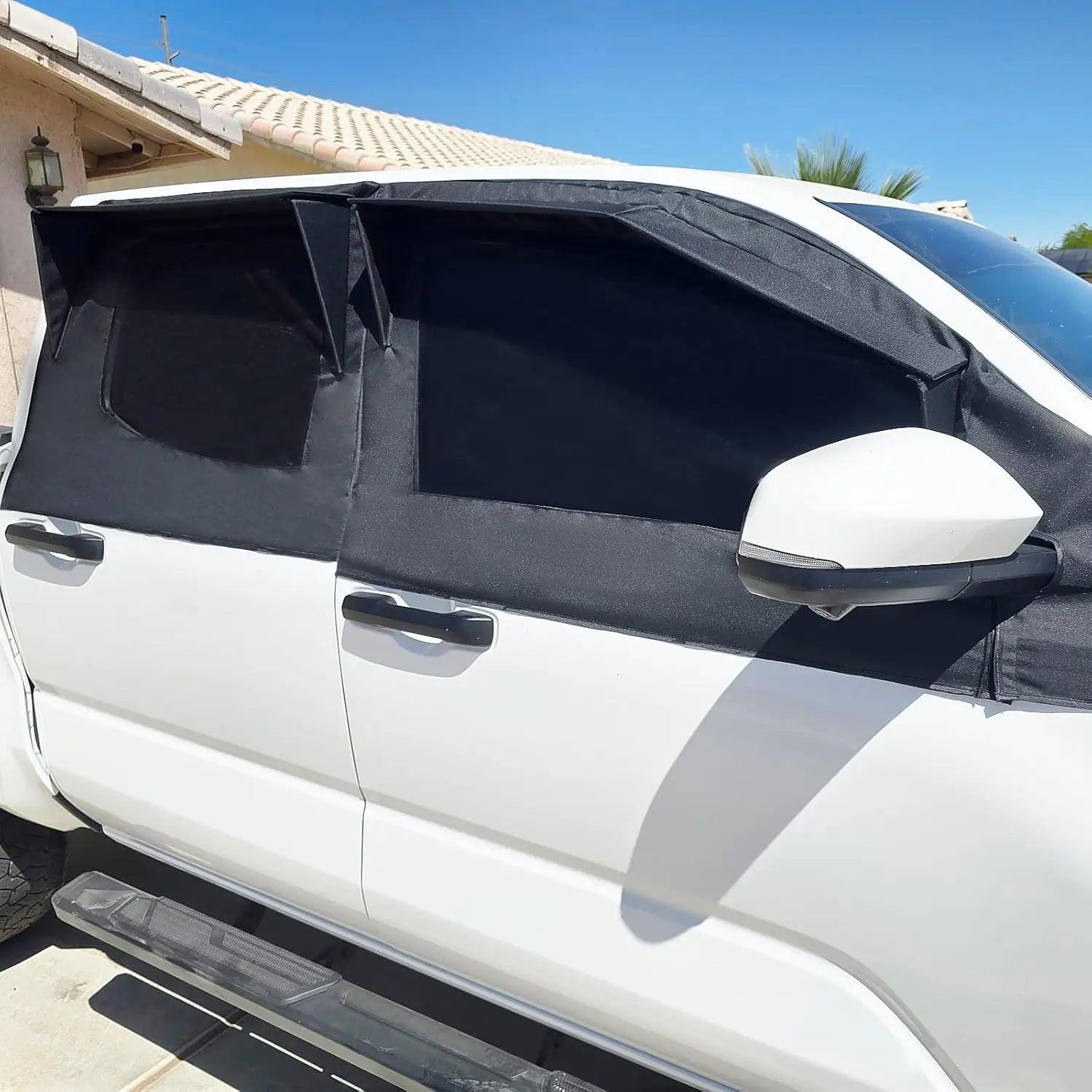 4-in-1 Sunshade Window Covers for Toyota Tacoma 2024 2025 - TRUMGETA