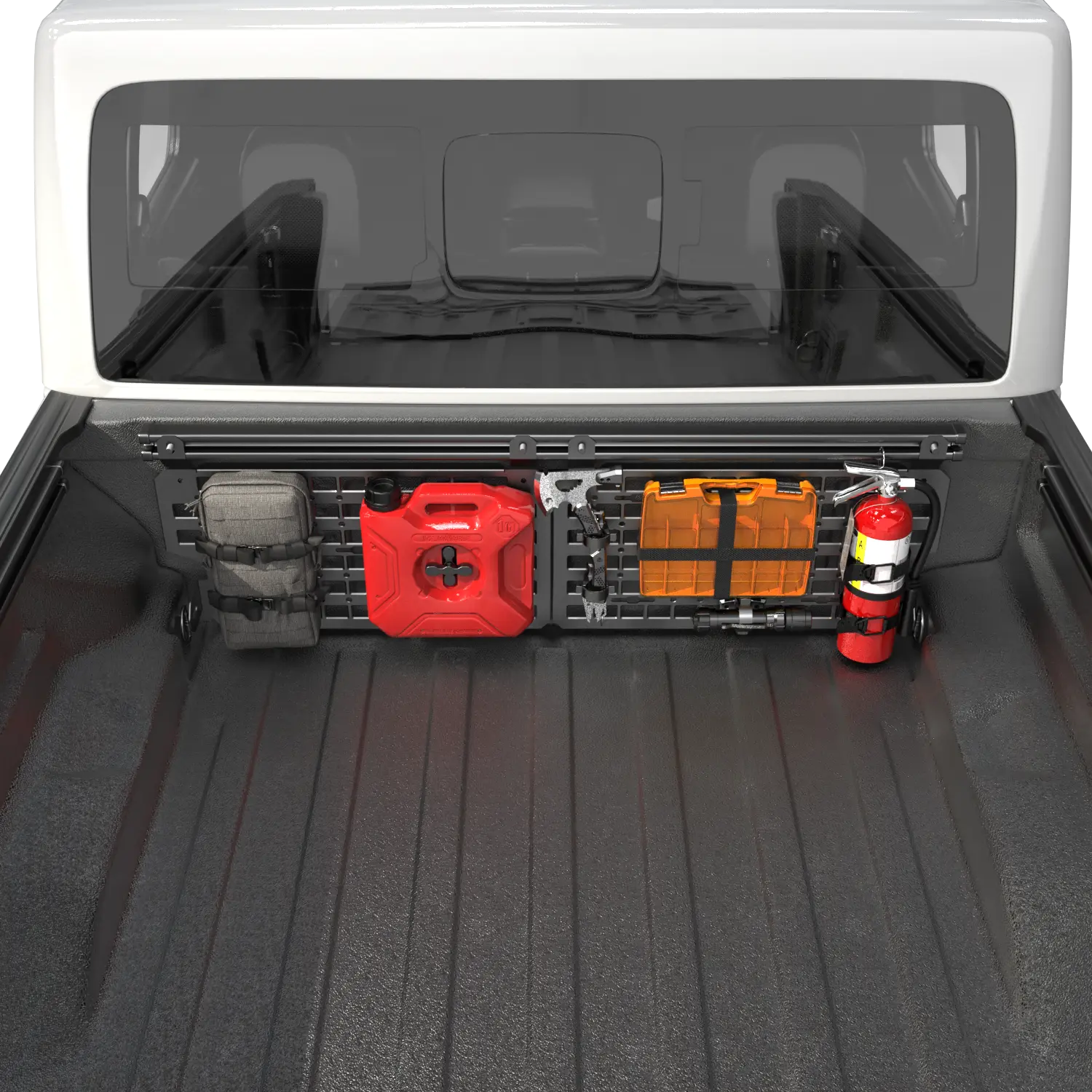 Front Bed MOLLE Panel for 5 Feet Jeep Gladiator 2019-2025 Truck Storage Organizer System-18