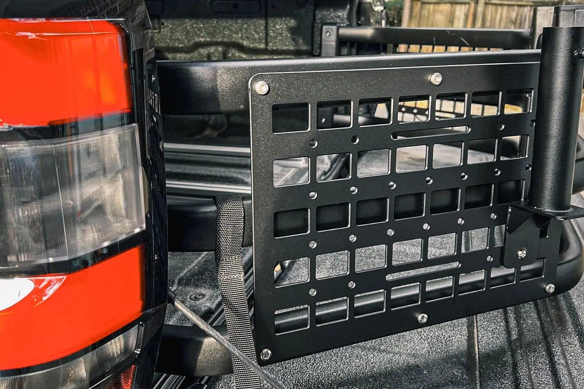 Toyota Tacoma Bed Extender for 2005-2025 Models with Molle Panel - Extend Cargo Space for Camping, Bikes & Furniture - TRUMGETA