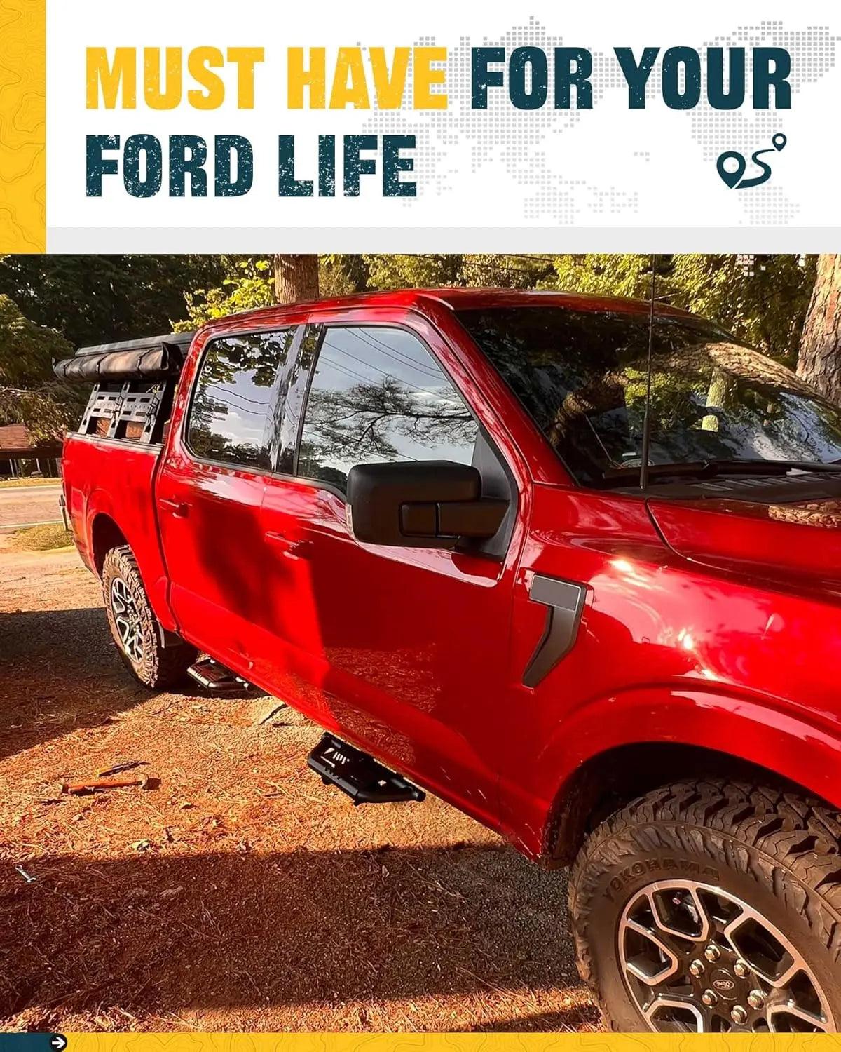 4X EZ Side Steps for 2015-2024 Ford F Series-2