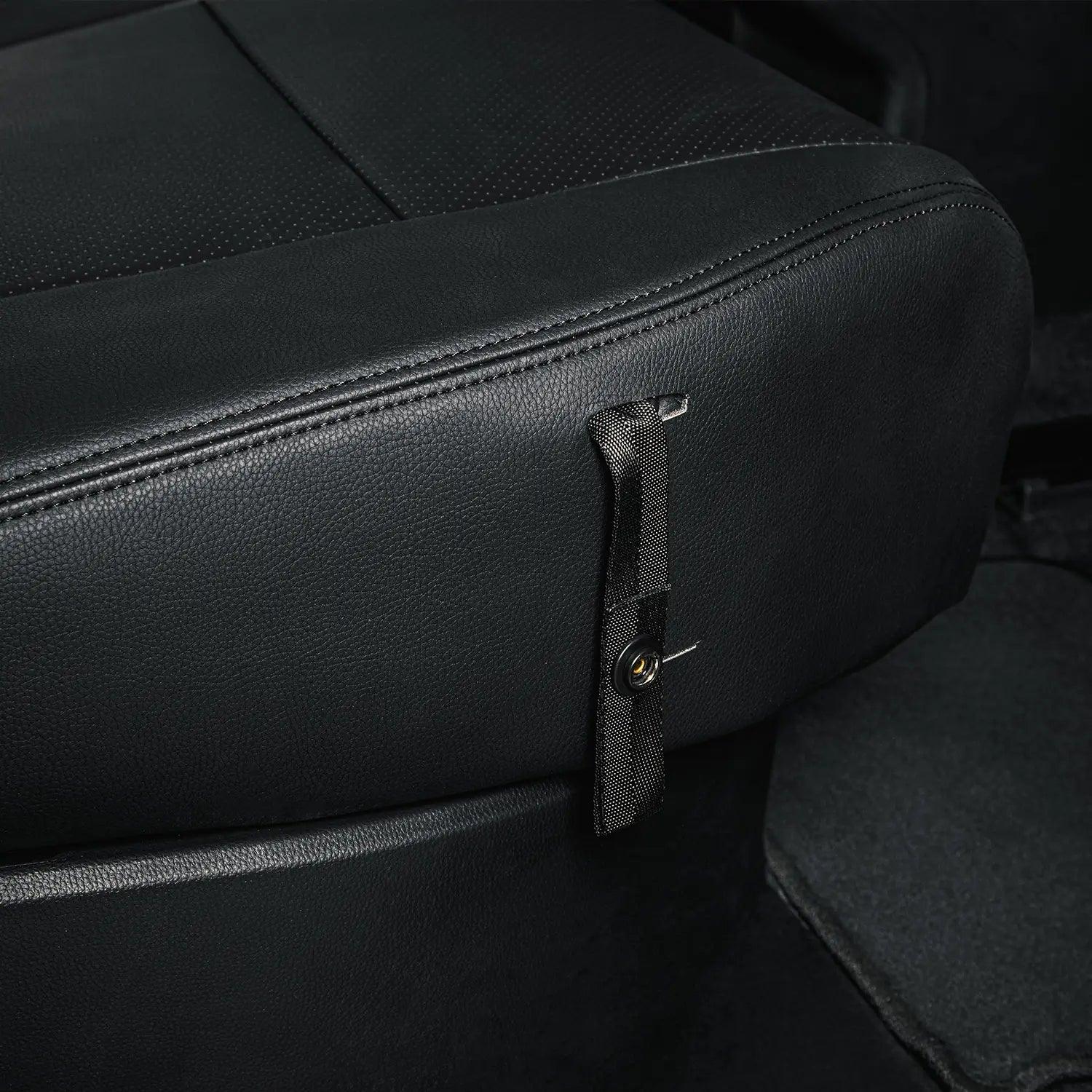 2024-2025 Tacoma Leather Seat Covers – Waterproof, Custom Fit for Double Cab – Protect Kids/Dogs - TRUMGETA