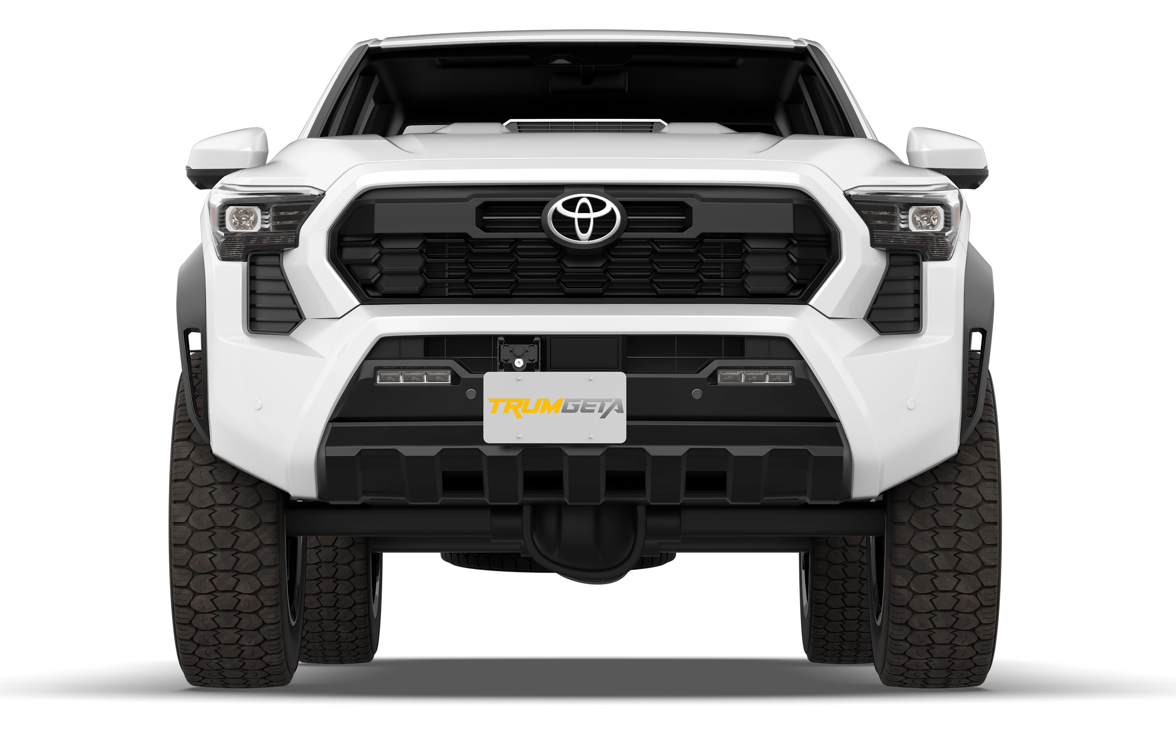 Trumgeta No-Drill Anti-Theft Front License Plate Mount for 2024-2026 Tacoma