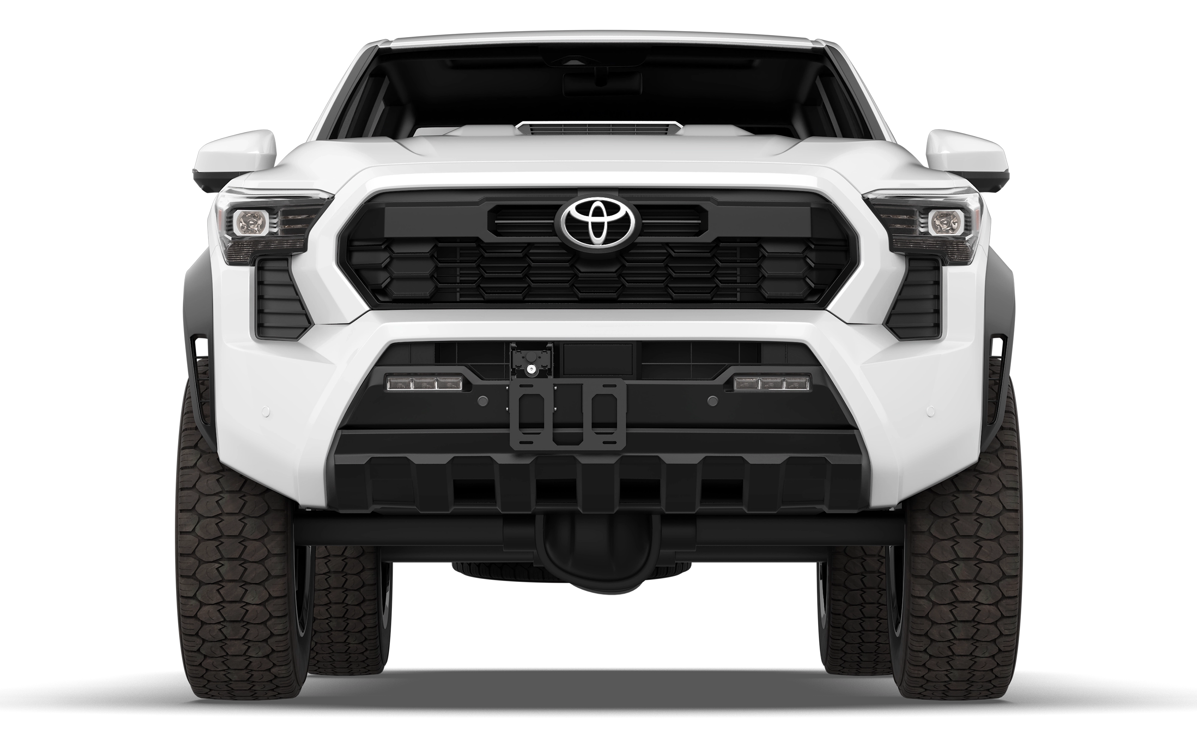 Trumgeta No-Drill Anti-Theft Front License Plate Mount for 2024-2026 Tacoma