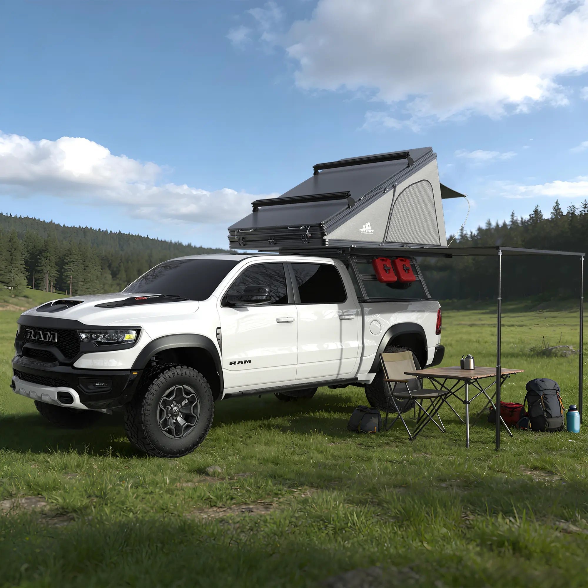 Pickup Truck Ladder Rack Fit for 2009+Dodge RAM-7