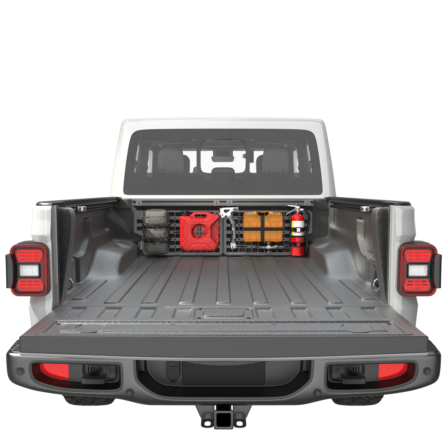 Front Bed MOLLE Panel for 5 Feet Jeep Gladiator 2019-2025 Truck Storage Organizer System-20
