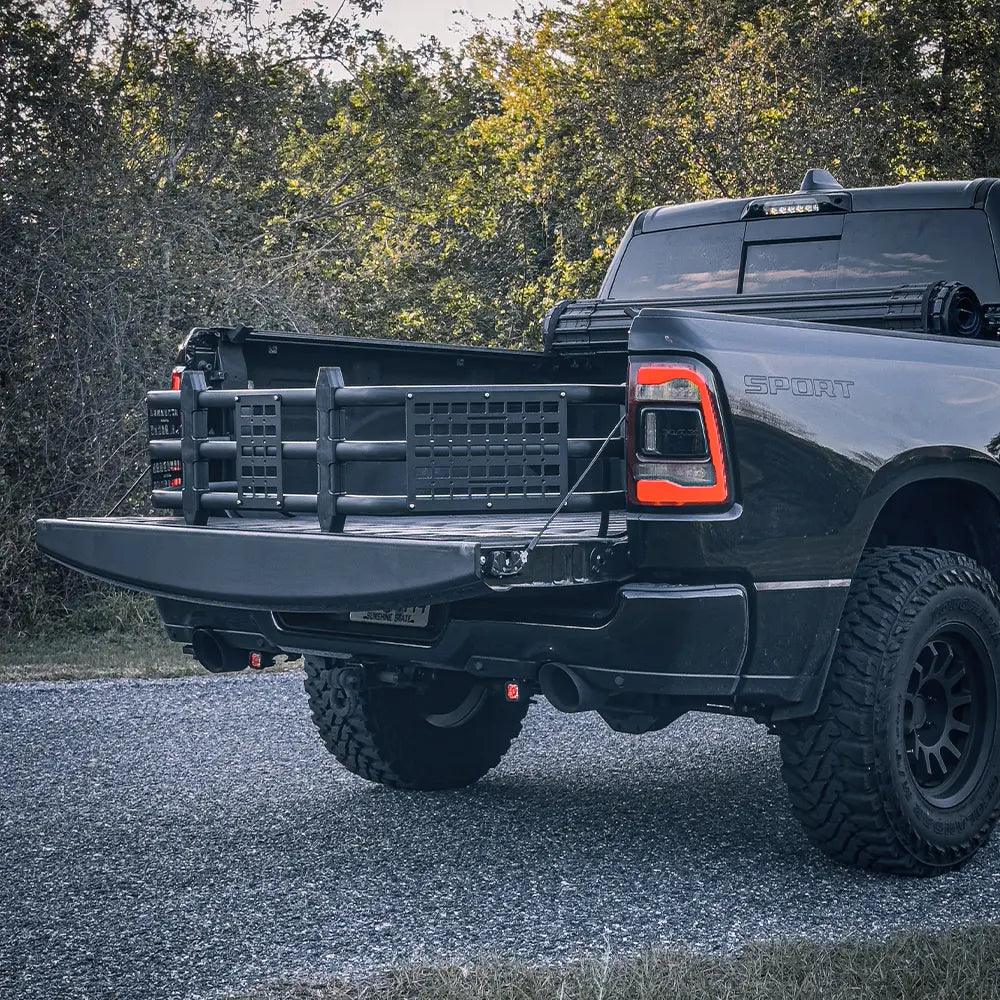 Ram Truck Bed Extender With Molle Panels for 2019-2025 Ram 1500 Quad Cab/Crew Cab for Lumber, Tools & Adventure-12