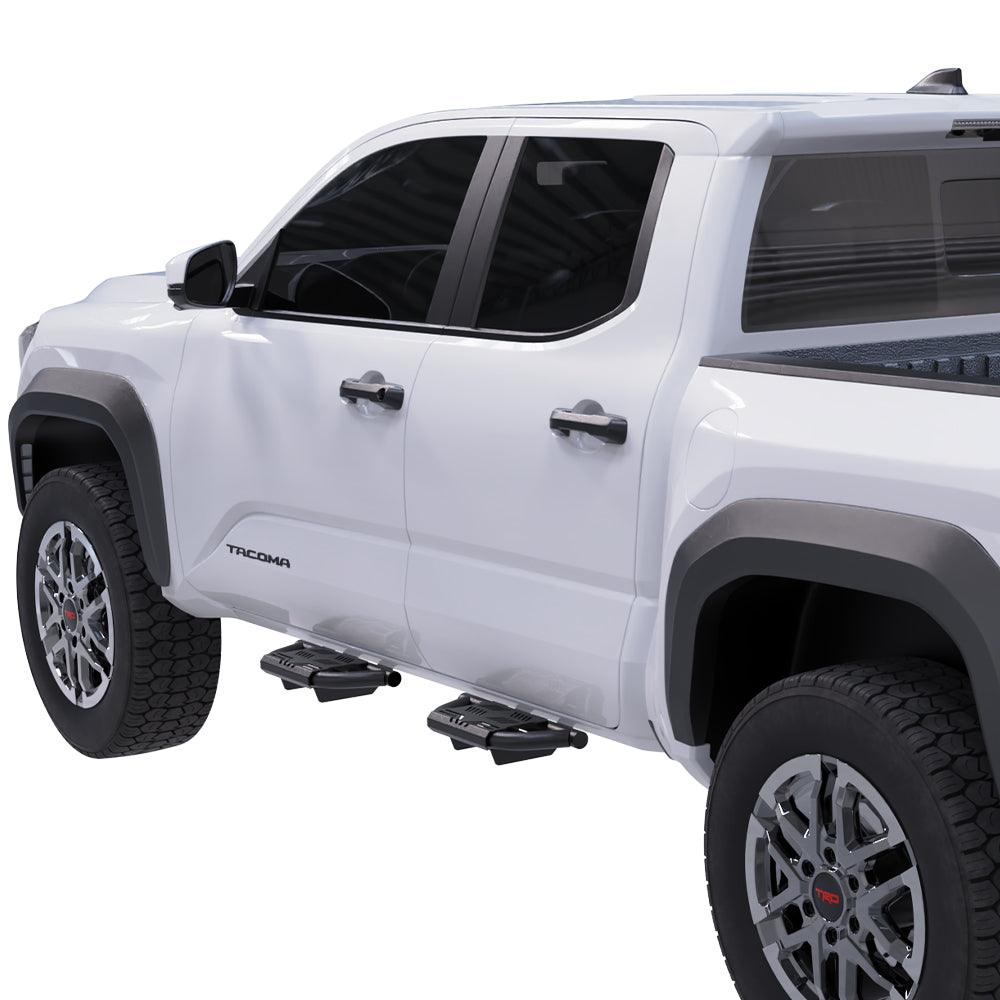 4Pcs EZ Side Steps for 2024 2025 Toyota Tacoma Double Cab/Crew Cab 4 Doors 350 LBS - TRUMGETA