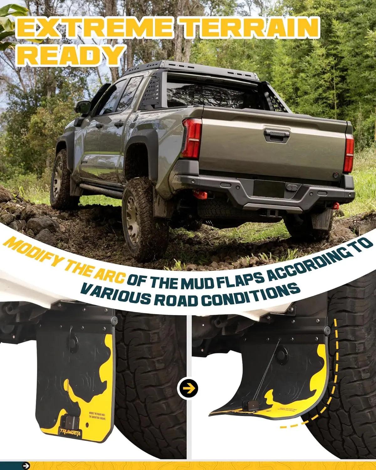 4x Upgraded Truck Mud Flaps for Toyota Tacoma 2024 2025-3