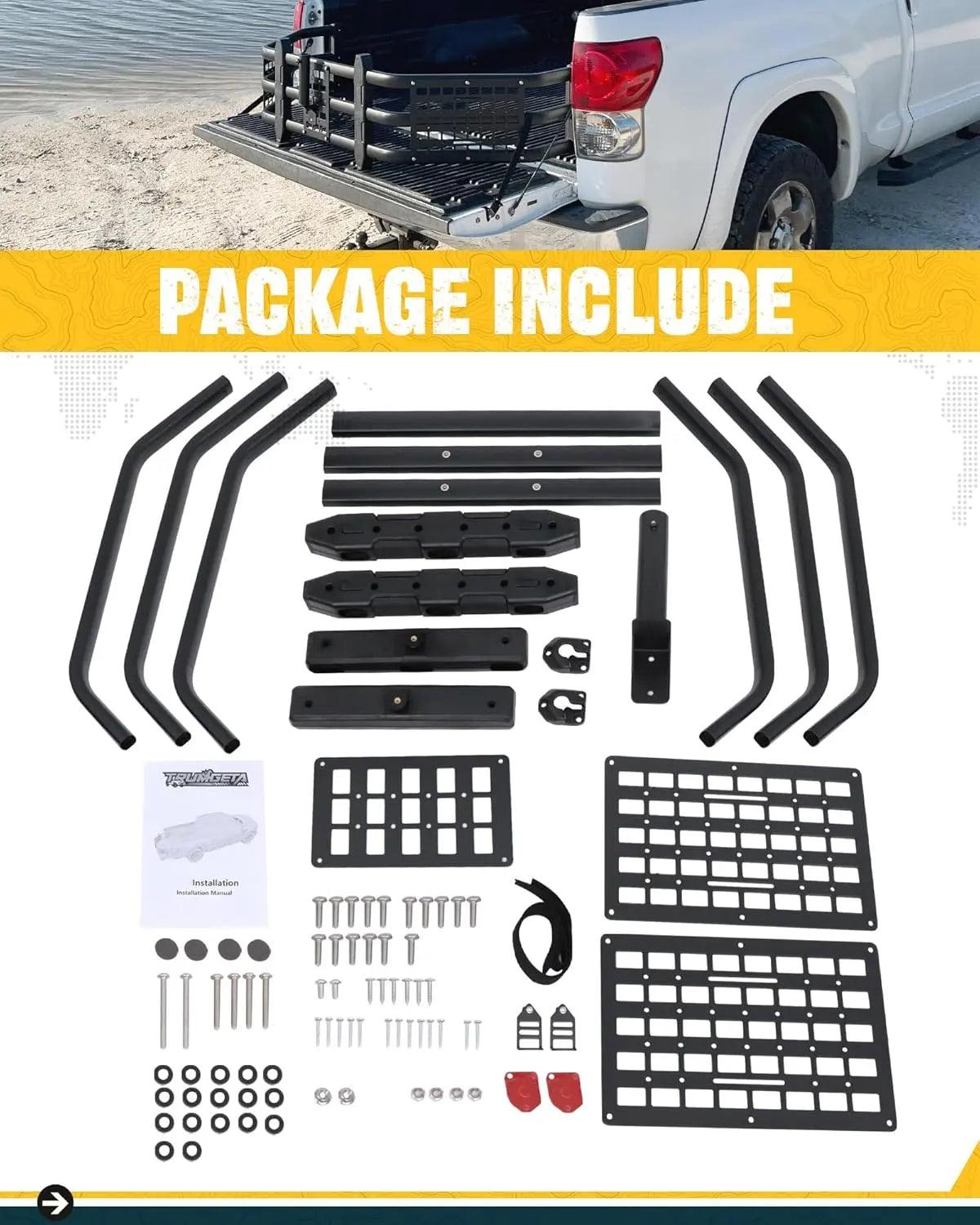 Truck Bed Extender for Toyota Tundra 2007-2025 Tailgate Extender-12