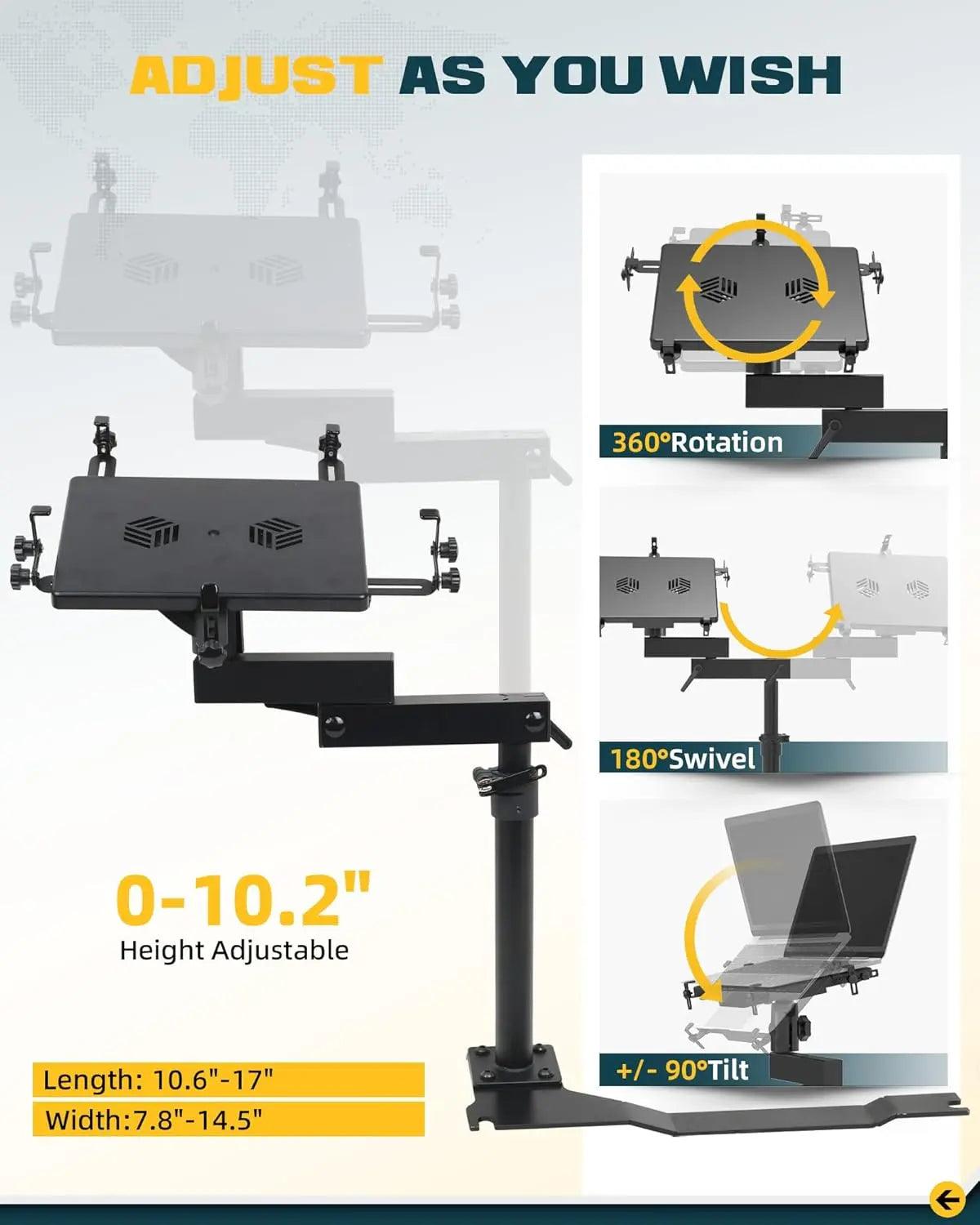 Heavy Duty Laptop Mount for Toyota Tacoma-3