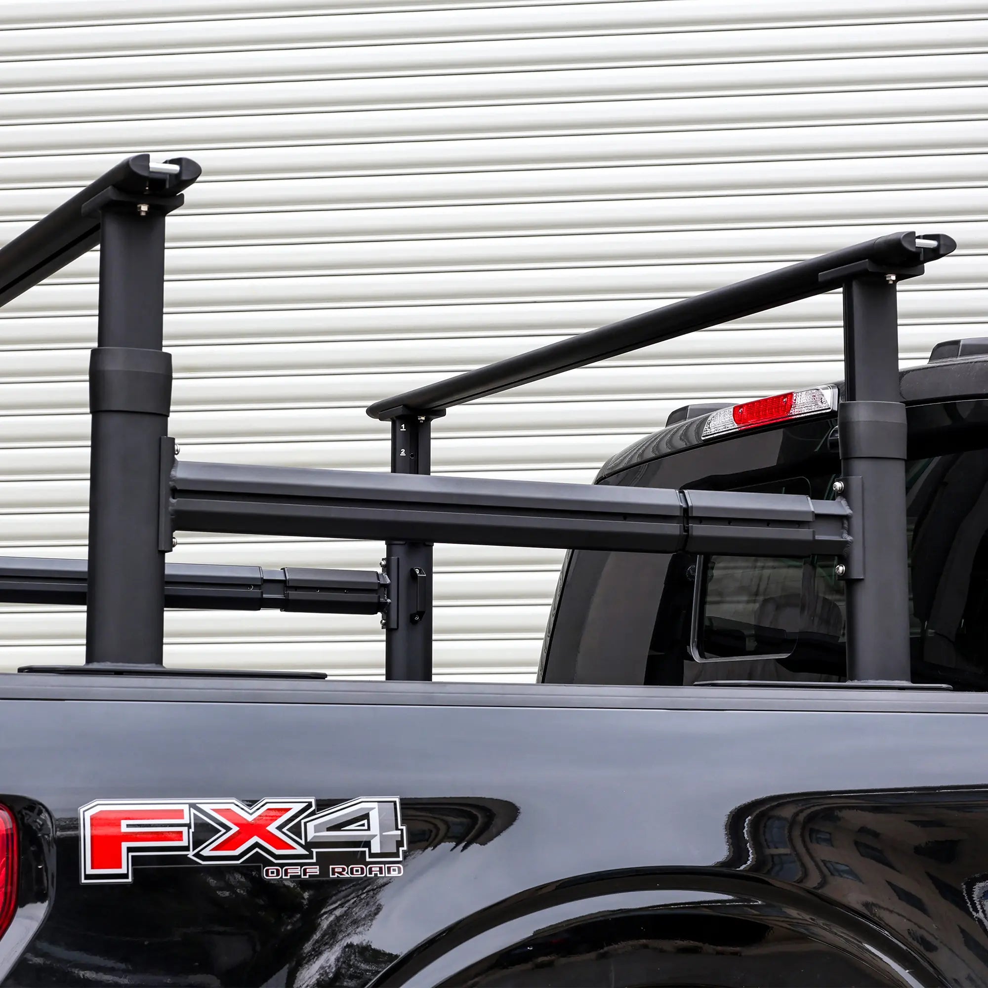 Universal Adjustable Truck Bed Rack for Full Size Trucks 600 LBS with Side Bars