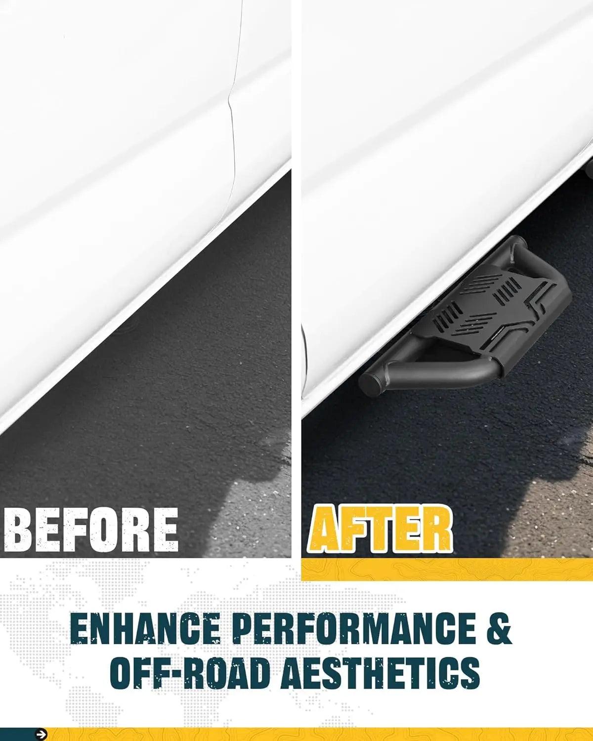 2PCS EZ Side Steps for 2024 2025 Toyota Tacoma Double Cab/Xtra Cab-3