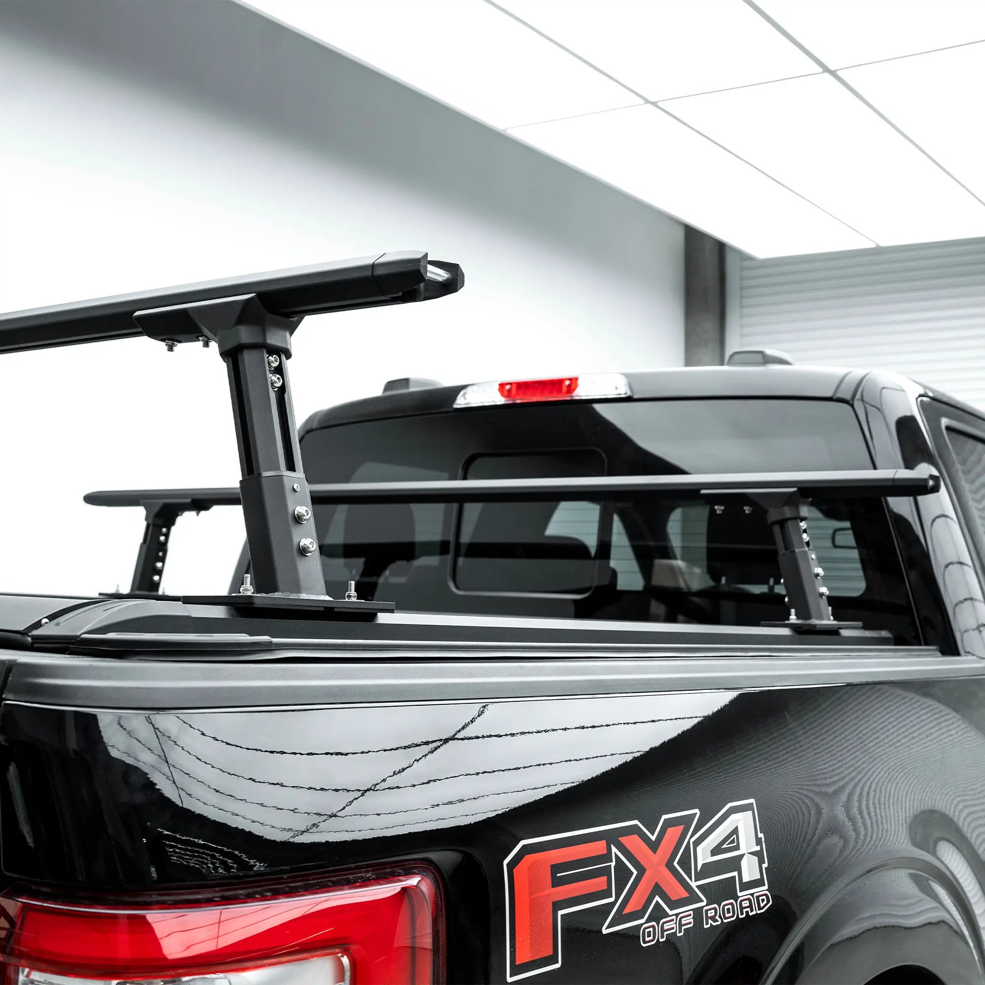 Low-profile Heavy Duty 800LB Adjustable Bed Rack for Trucks,Roll-Up Cover Compatible-1