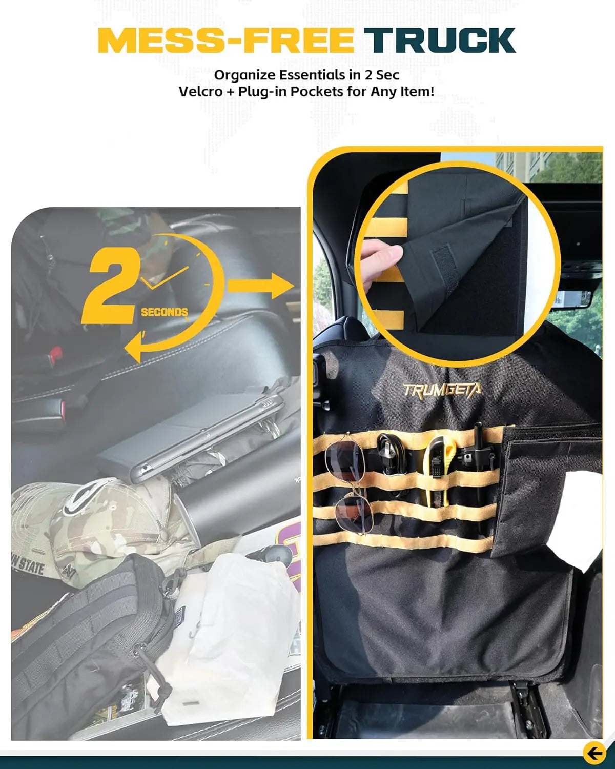 Universal Seat Back Protector with Storage Organizer-11