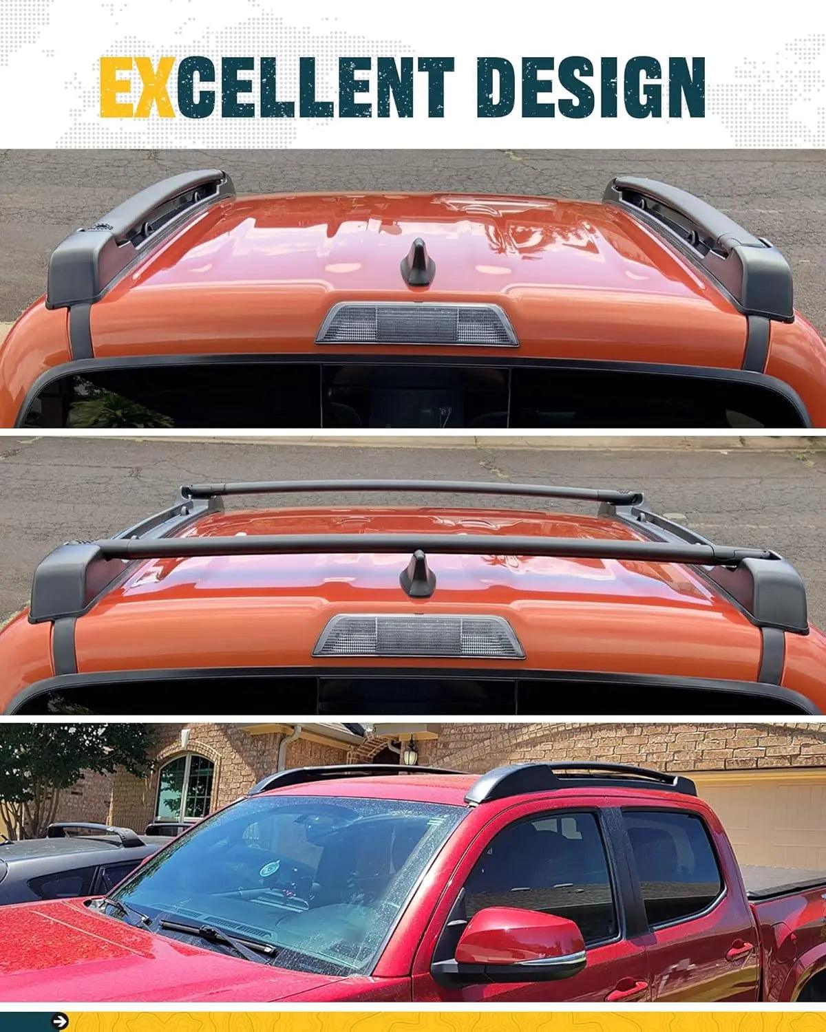 Roof Rack Cross Bars Kit for Toyota Tacoma Double Cab-4