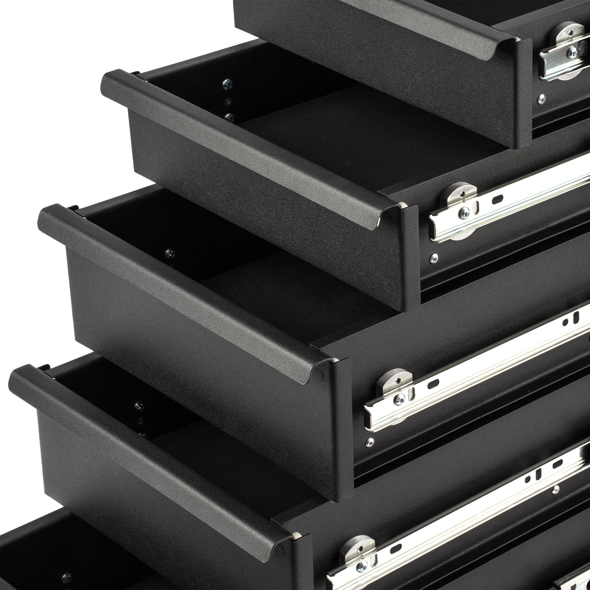 Lockable Truck Bed Tool Box Fit for Toyota Tacoma 2024 2025 Wheel Well Tool Box With Drawers-4