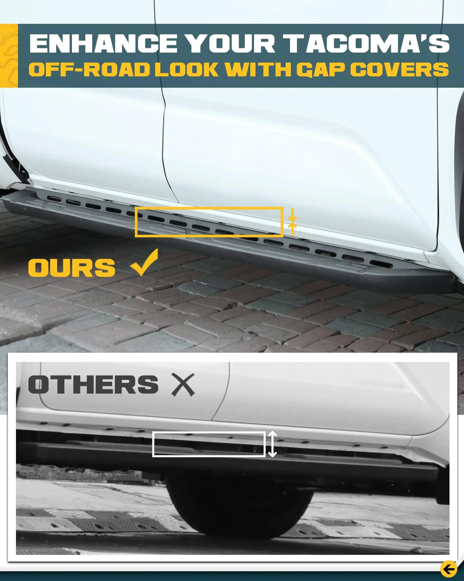 5" Running Boards for 2024 2025 Toyota Tacoma Double Cab-4