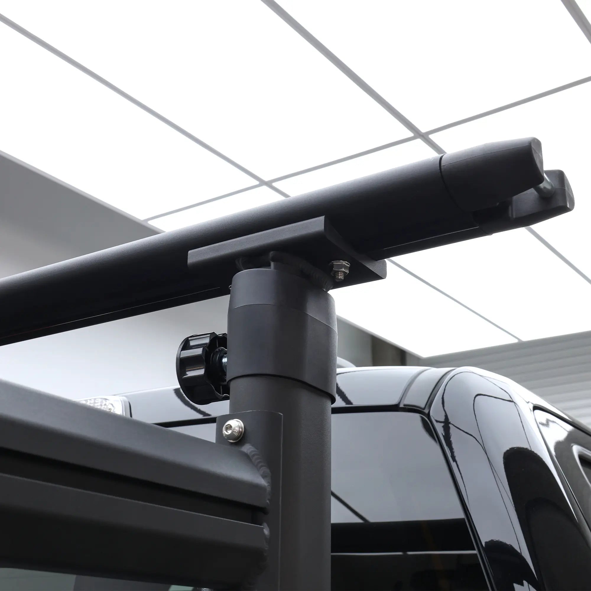 Truck Bed Rack Fit for F150,Silverado,Ram with Tonneau Cover, 800 LBS.Adjustable Ladder Rack, Heavy-Duty Pickup Rack Extendable Bed Rack with Side Bars-6