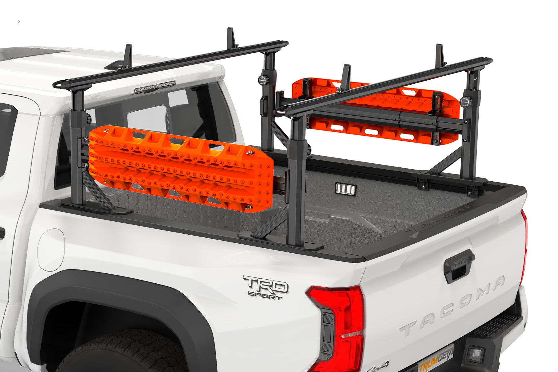 TRUMGETA Heavy-Duty Adjustable Truck Bed Rack with Side Bars for Mid-Size Pickup Trucks - Tacoma, Gladiator -2