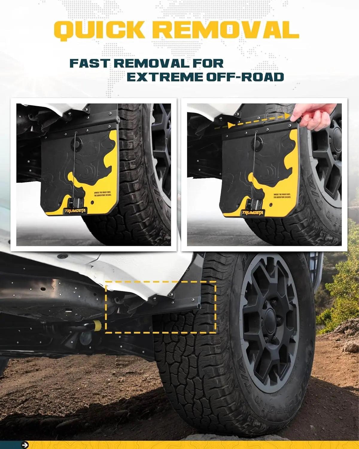 4PCS Upgraded Truck Mud Flaps for Toyota Tacoma 2005-2023-4