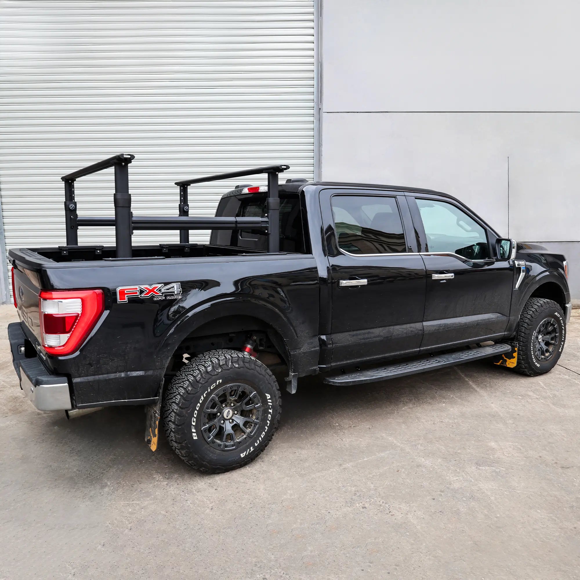 Universal Adjustable Truck Bed Rack for Full Size Trucks 600 LBS with Side Bars