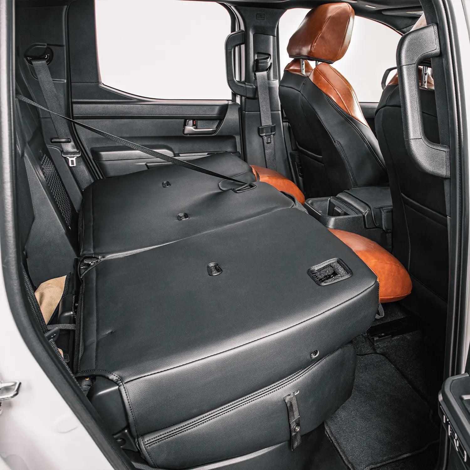 2024-2025 Tacoma Leather Seat Covers – Waterproof, Custom Fit for Double Cab – Protect Kids/Dogs - TRUMGETA