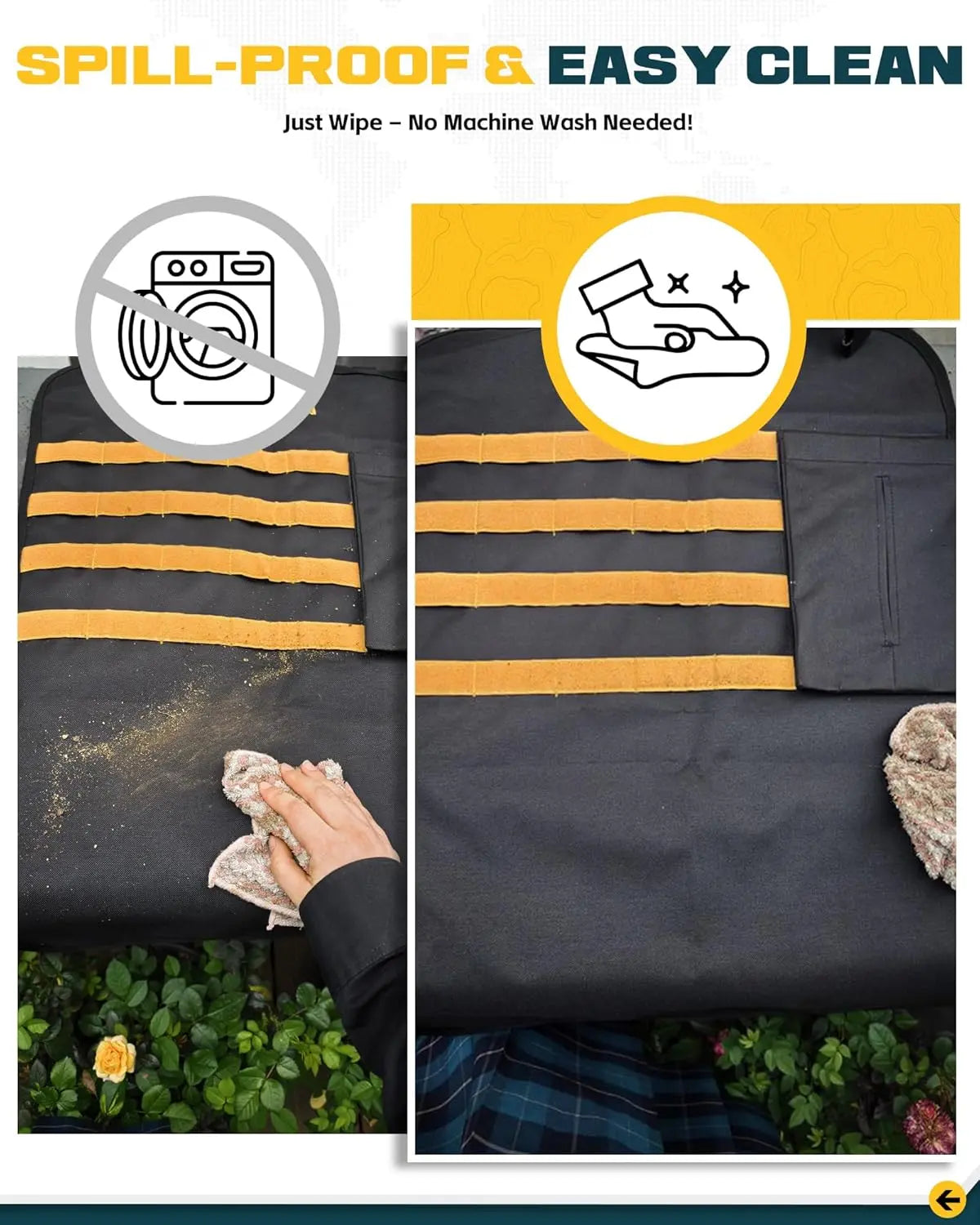 Universal Seat Back Protector with Storage Organizer-12