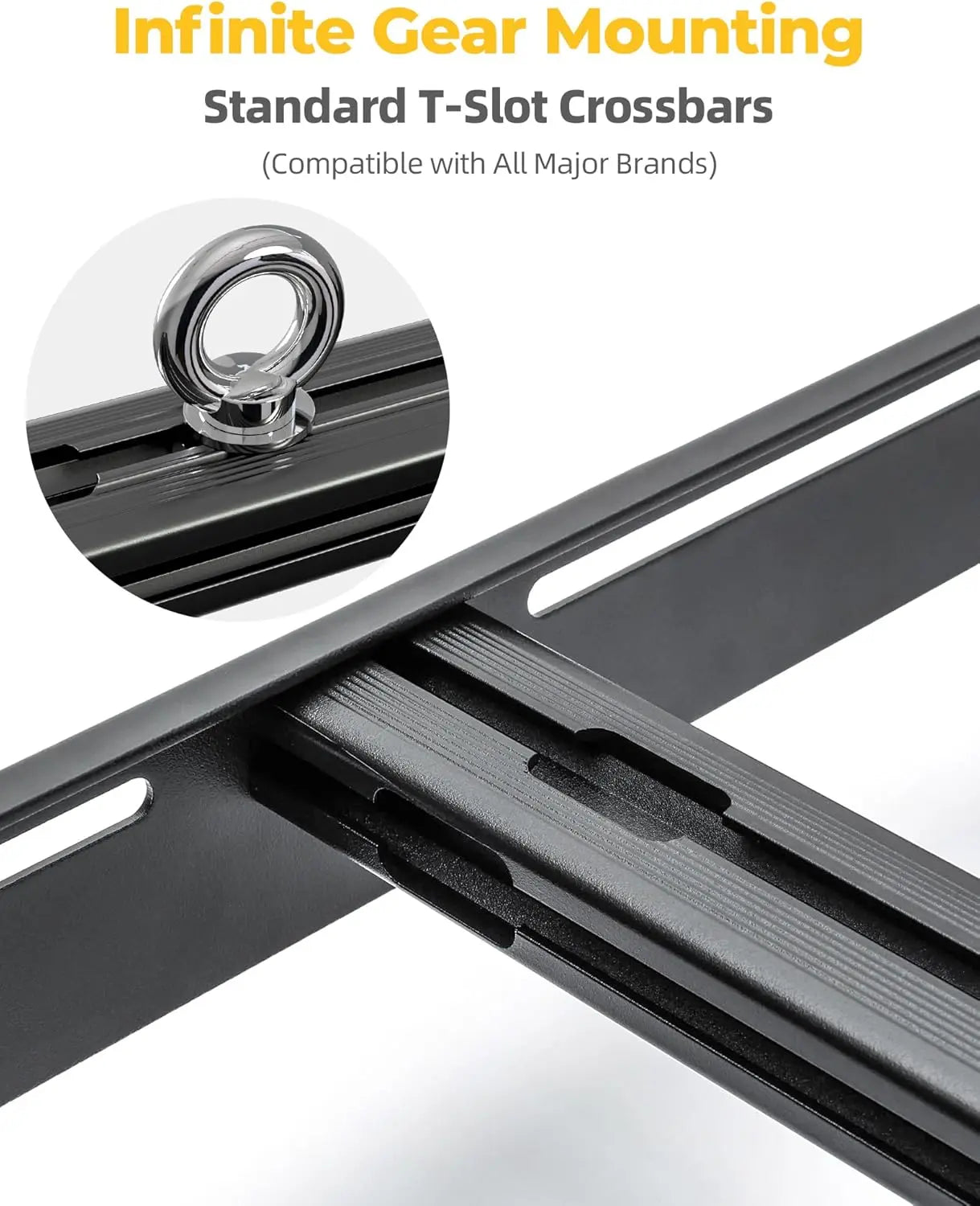 Trumgeta Heavy-Duty Aluminum Roof Rack for 2015-2023 Toyota Tacoma -5