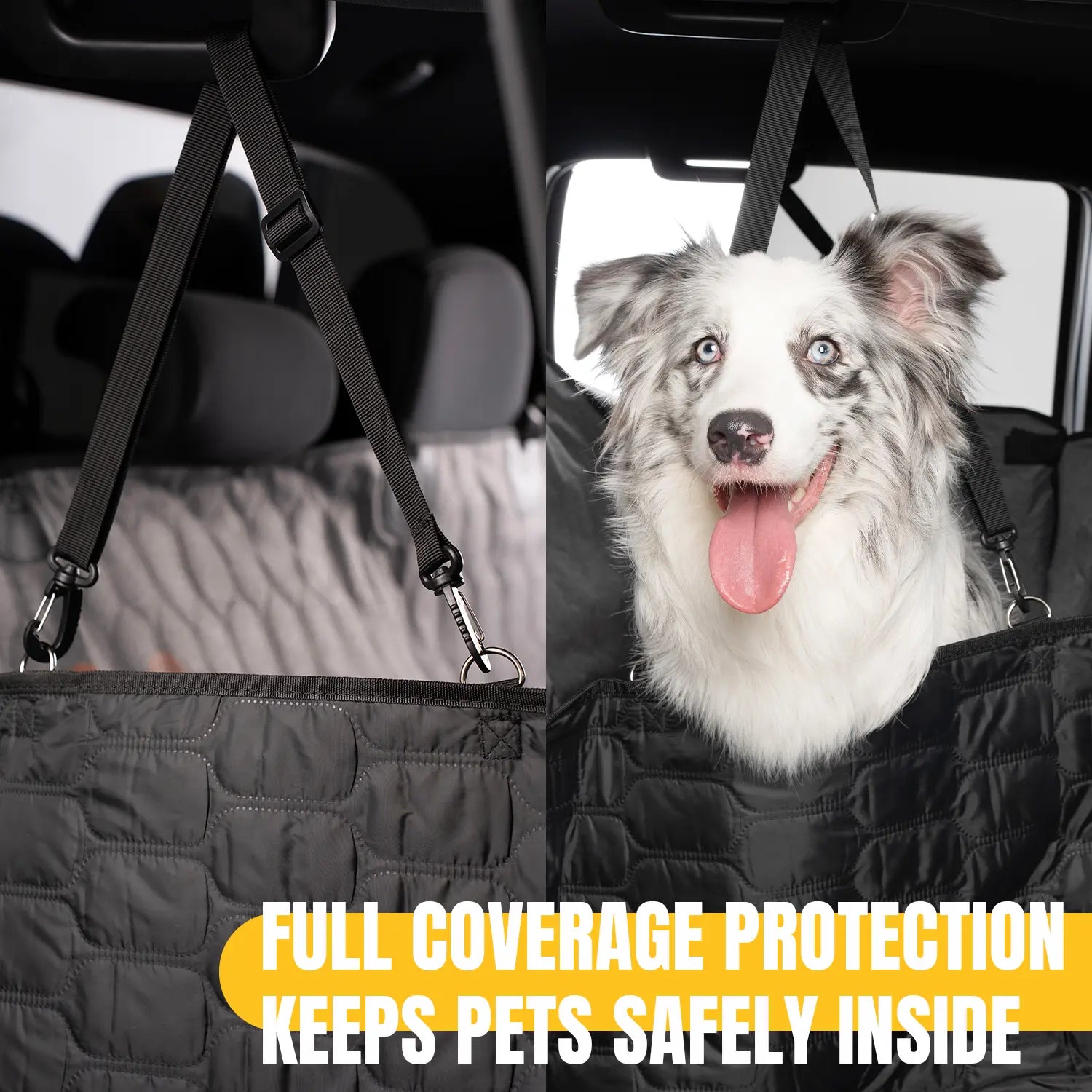 Dog Car Seat Cover for Trucks - Ready for Trail Rides, Camping Trips & Daily Errands-5
