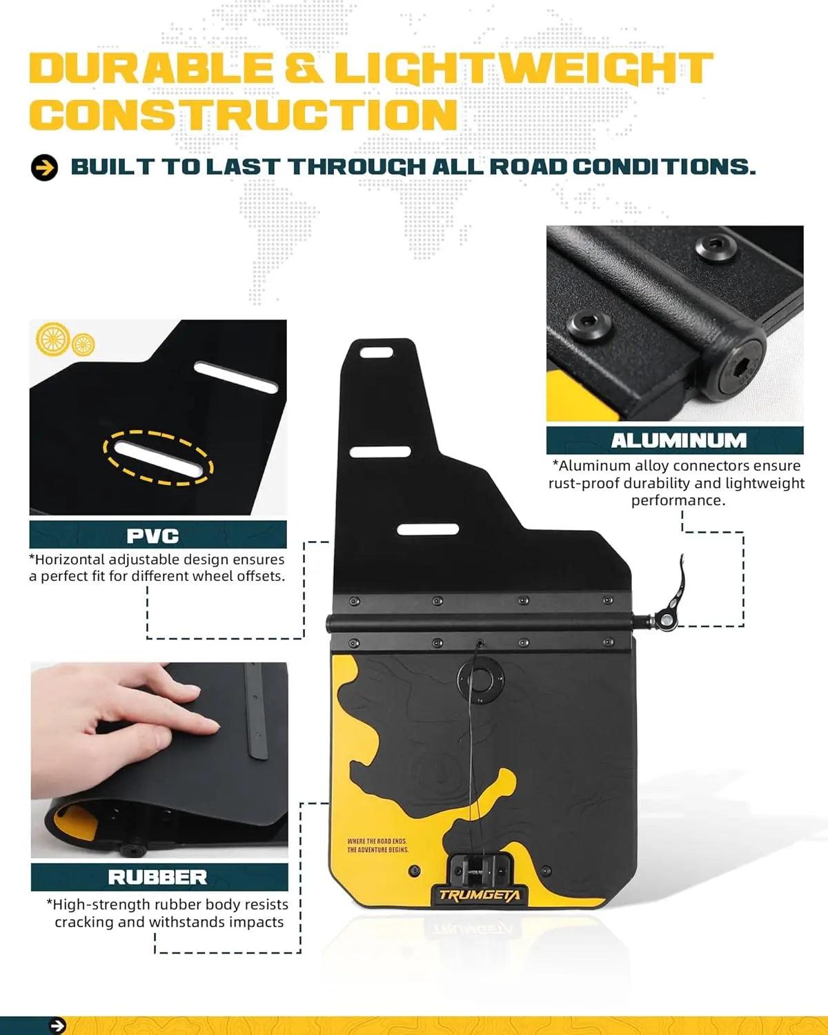 4PCS Upgraded Truck Mud Flaps for Toyota Tundra 2022-2025-5