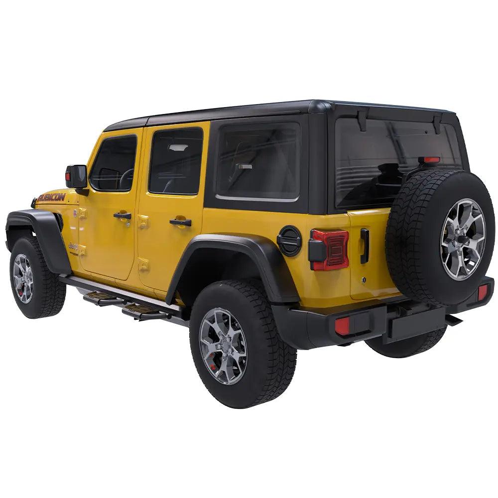 4PCS EZ Side Steps for 2018-2024 Jeep Wrangler JL-100