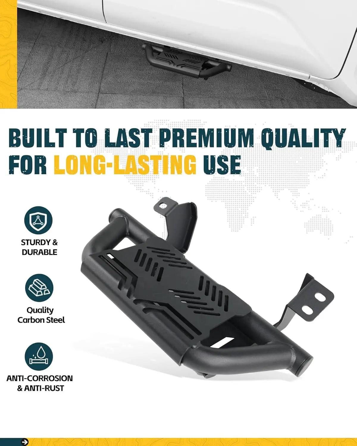 2PCS EZ Side Steps for 2024 2025 Toyota Tacoma Double Cab/Xtra Cab-6