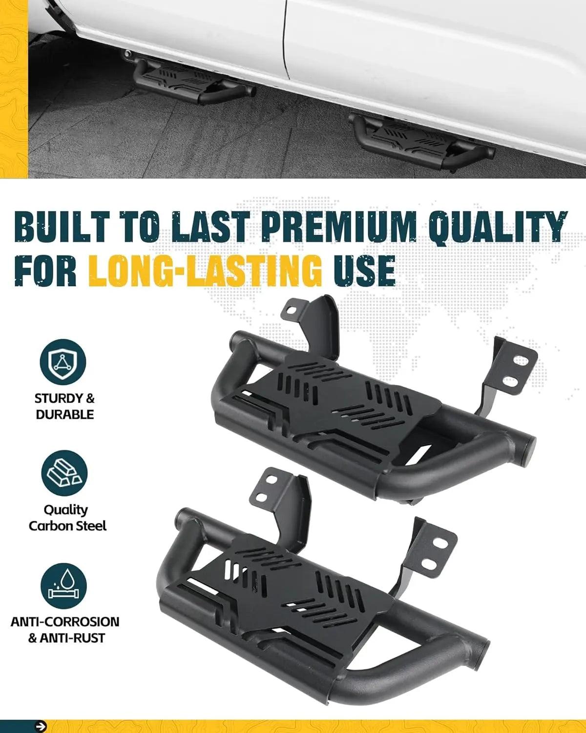 4Pcs EZ Side Steps for 2024 2025 Toyota Tacoma Double Cab-5