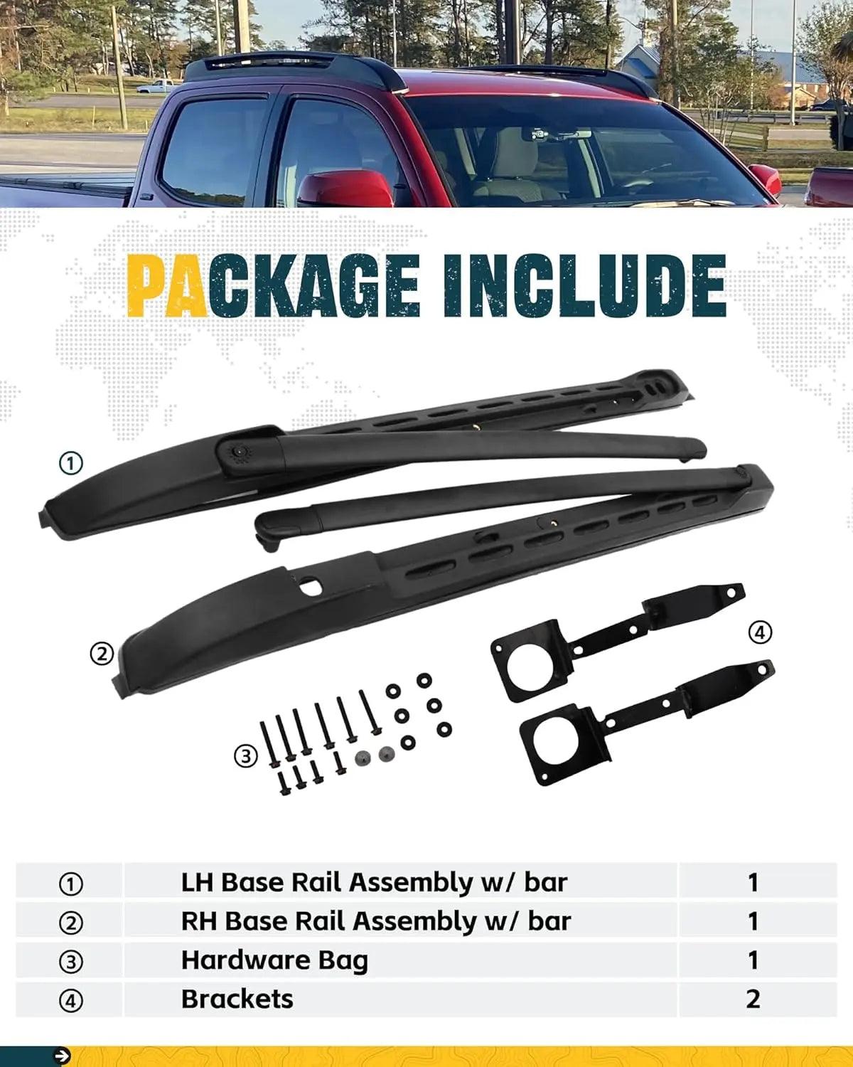 Roof Rack Cross Bars Kit for Toyota Tacoma Double Cab-6
