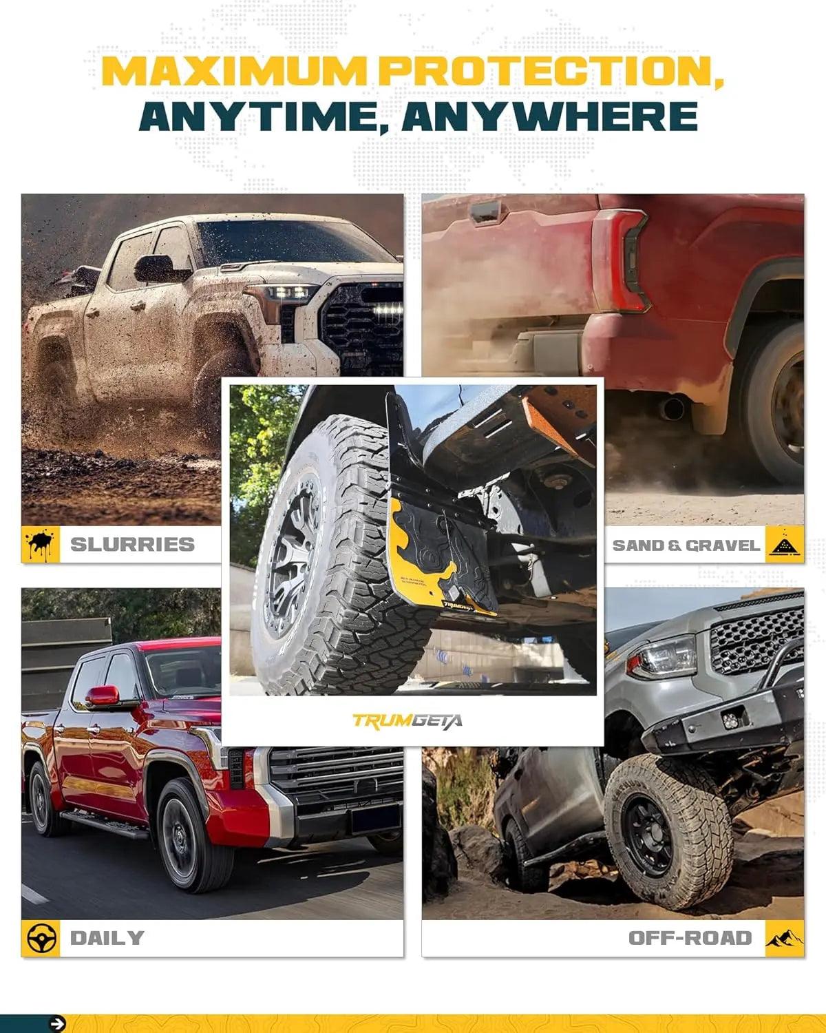 4PCS Upgraded Truck Mud Flaps for Toyota Tundra 2022-2025-6