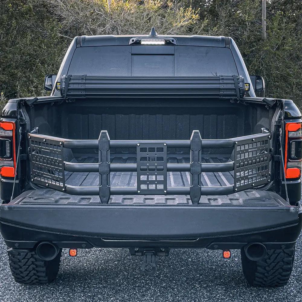 Ram Truck Bed Extender With Molle Panels for 2019-2025 Ram 1500 Quad Cab/Crew Cab for Lumber, Tools & Adventure-15