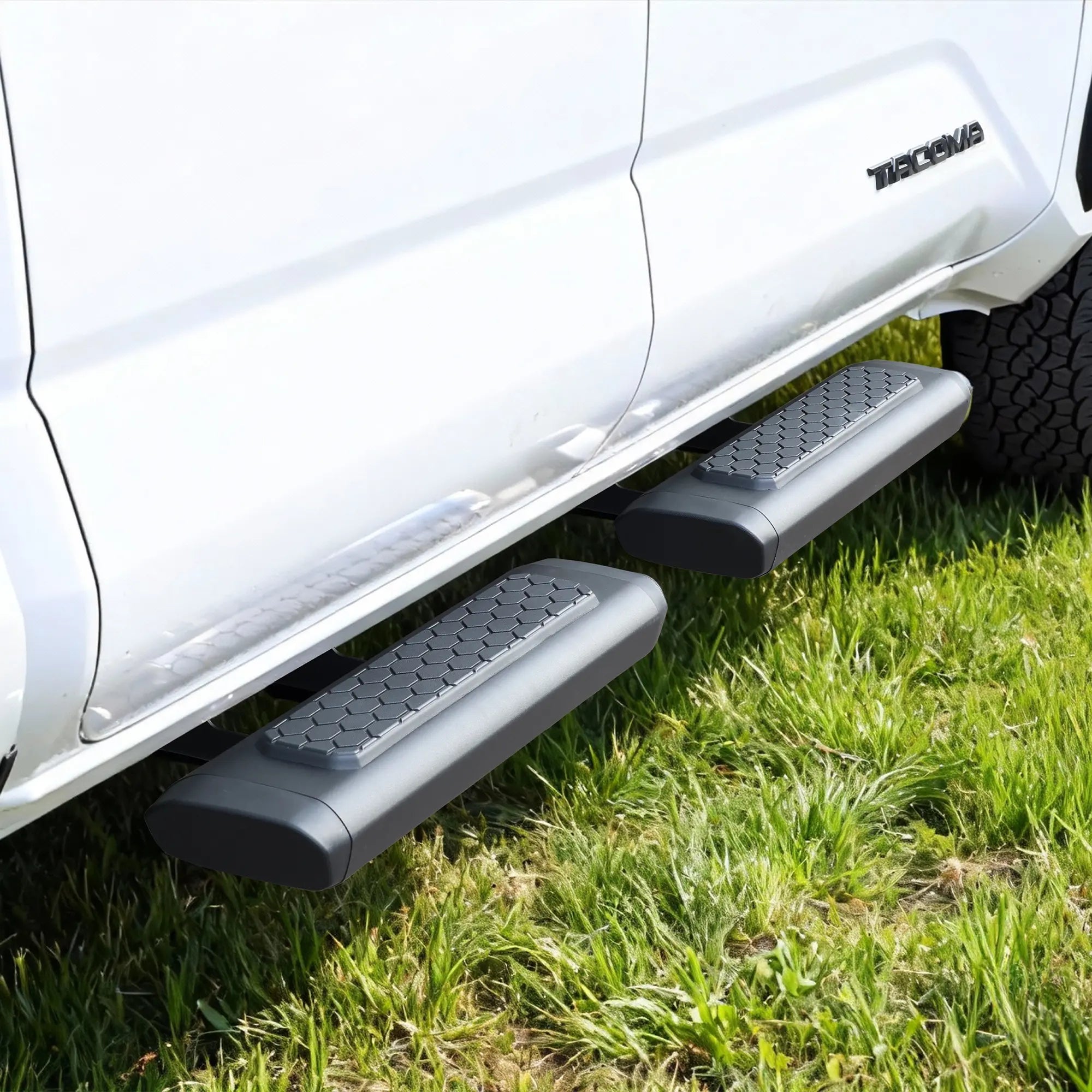 4PCS Upgrade EZ Side Steps for 2024 2025+ Toyota Tacoma Double Cab/Crew Cab-3