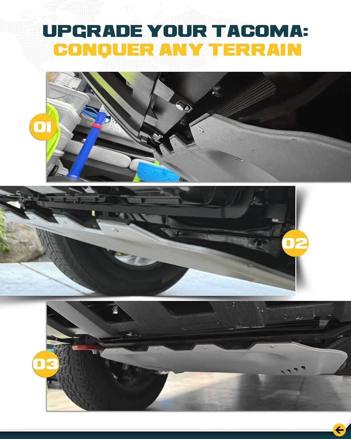 Front Skid Plate Protection for 2024 2025 Toyota Tacoma PTR60-35240-6