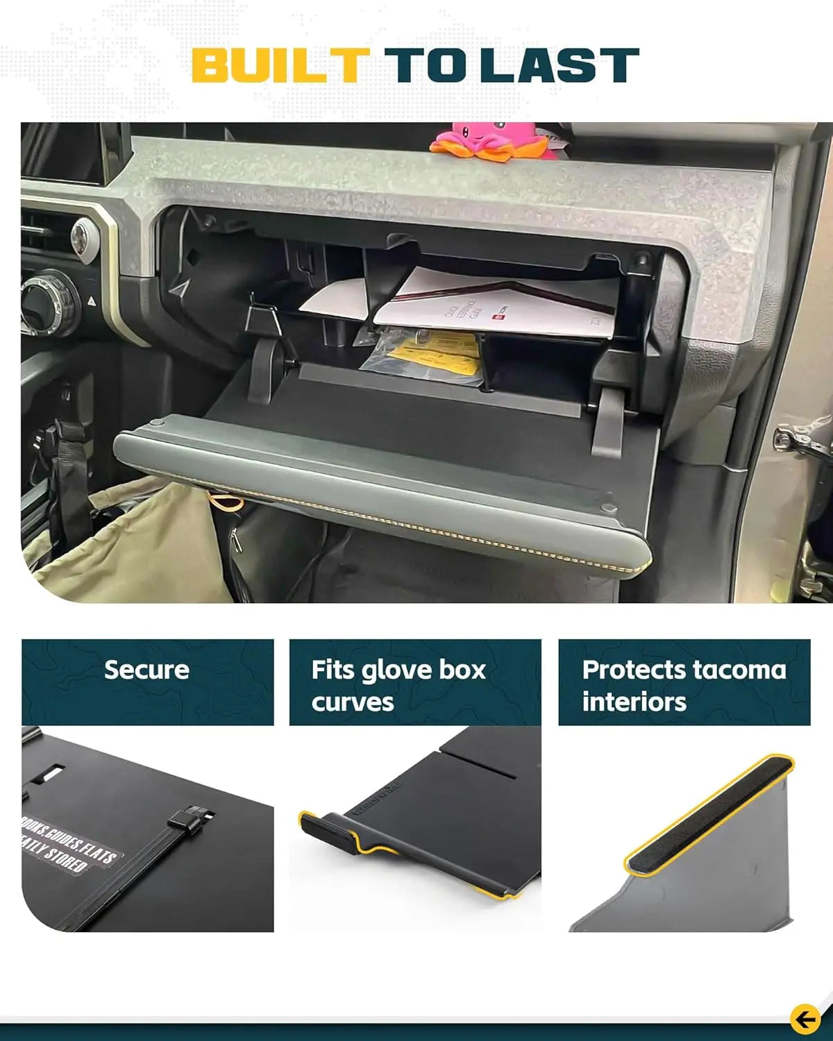 Glove Box Organizer Fit for 2024 2025 Toyota Tacoma-7